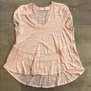 Free People Light Pink Women's T-Shirt